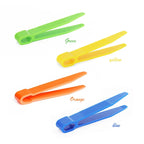 4pcs High Quality Durable Plastic Clip Tweezers Fine Motor for Kids Toddler Learning Toys for Kids Plant Insect Study Tools Set