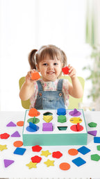 Wooden Geometric Solids Sorting Toy for Kids