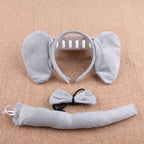 Anime Cute Animal Dress Cosplay Giraffe Frog Tiger Mouse Monkey Costumes Accessory Sweet Headwear Tail Bow Birthday Day Gifts