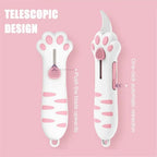 Cute Cat Paw Sharp Box Cutters Mini Portable Cat Claw Utility Knife Creative Hand Account Decor Paper Cutting Tools Art Supplies