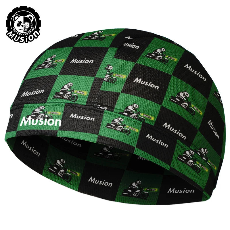 Musion Original Design Motorcycle Head Cover Helmet Cap  Moisture Wicking Dry Fit Skull CapHelmet Inner Helmet for Cycling