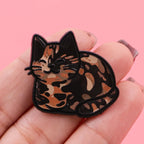 Cute Black Cats Enamel Pin Cartoon Anime Brooch Lapel Pins Badge on Backpack Clothing Accessories Fashion Jewelry Friends Gifts