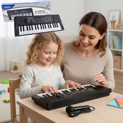 37 Keys Kids Electronic Piano Keyboard with Microphone Toy