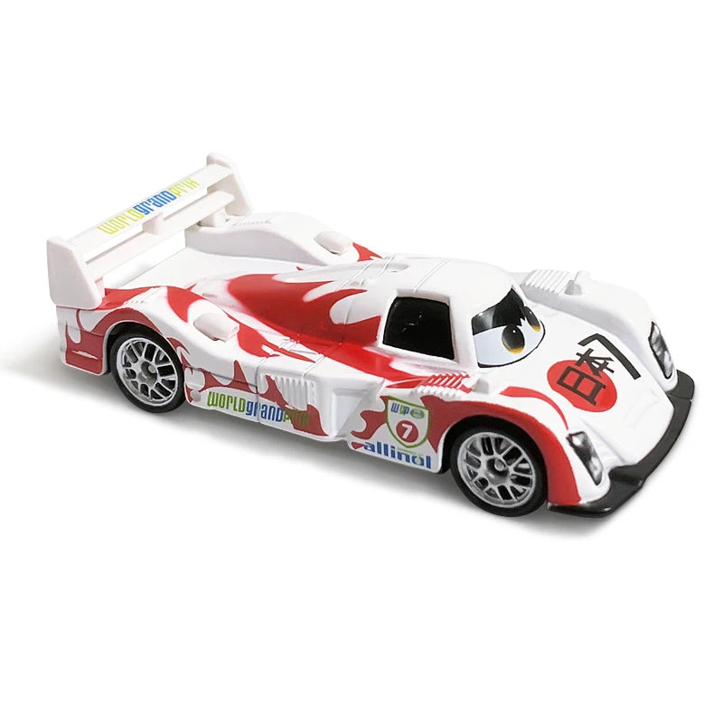 Cars 2 Cars 3 Lightning McQueen Japan Queen Mike Model Cars Toys 1:55 Metal Die Casting Pixar Cars Racing Child Gifts Toys