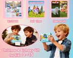 Children Instant Print Digital Camera Photo Color Label Thermal Print Camera for Kids 3-12 Age Best Birthday Festive Gifts