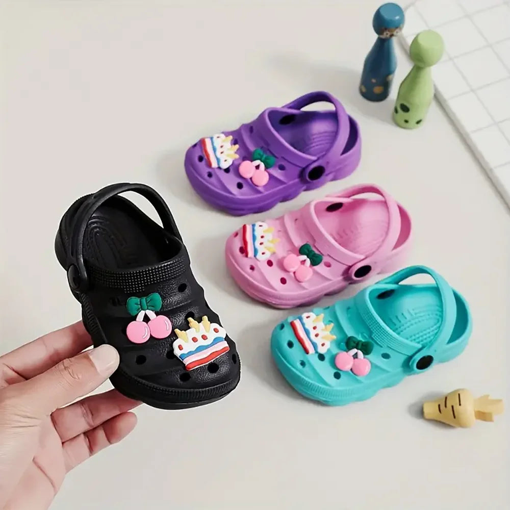 Kids DIY Cartoon Sandals Breathable Summer Slippers for Children
