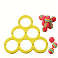 Fun Splash Christmas Party Sports Floating shower Game Toy - Durable EVA Material, Random Color Ball, Perfect for Christmas Fun