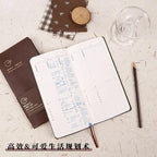 Portable Undated Planner – Weekly Monthly Daily Agenda Journal, Schedule Organizer Notepad for Office School, Stationery Gift for Students