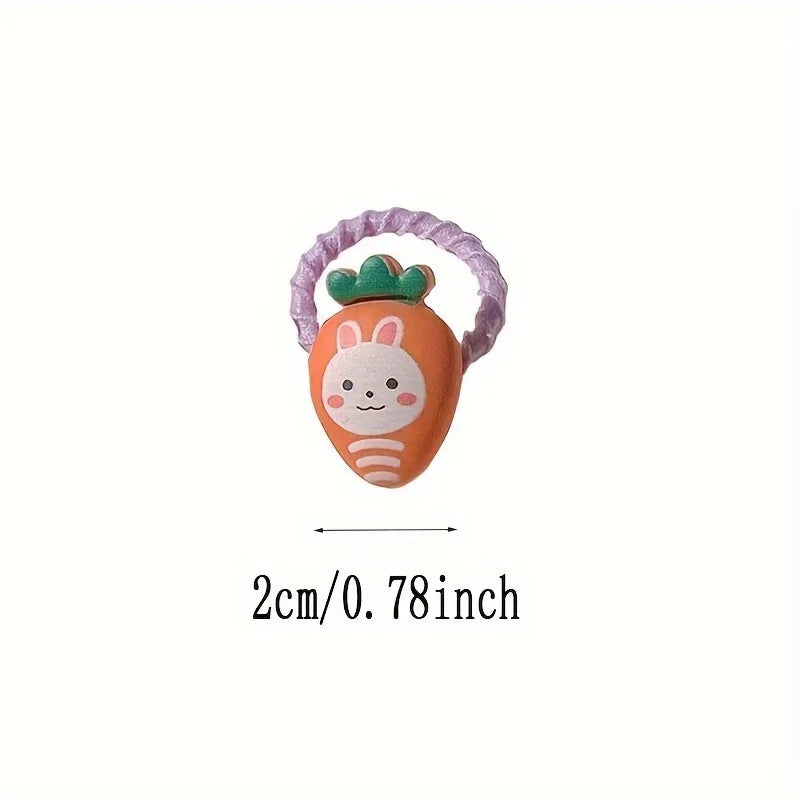 20-piece adorable hair tie set | colorful, stretchy, and smooth hair ties suitable for girls – can be worn in any occasion