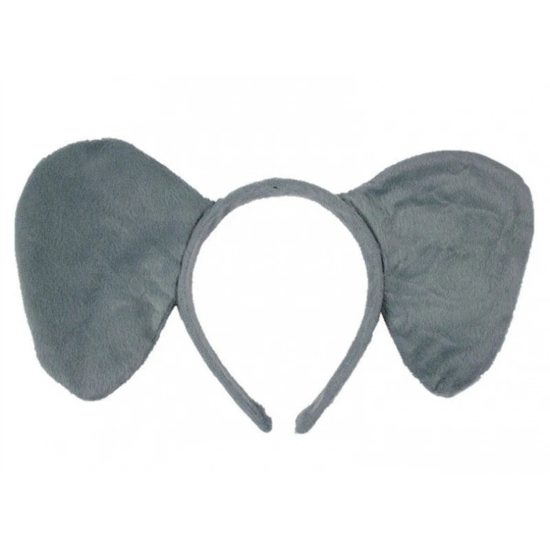 Animal Performance Elephant Hair Accessories Cosplay Halloween Party Decorative Headband Forest Style Xmas Elephant Headpiece