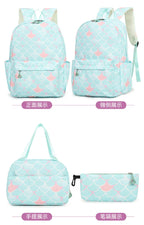 3Pcs/Set KPop Demon Hunter School Bags Girls Teens Rumi Mira Zoey Youth School Backpack Travel School Students Laptop Backpack