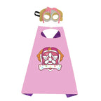 Anime Dog Patrol Cape Kids Cloak Eye Mask Marshall Chase Skye Zuma Rubble Rocky Cloak Children Cosplay Costume Halloween Costume