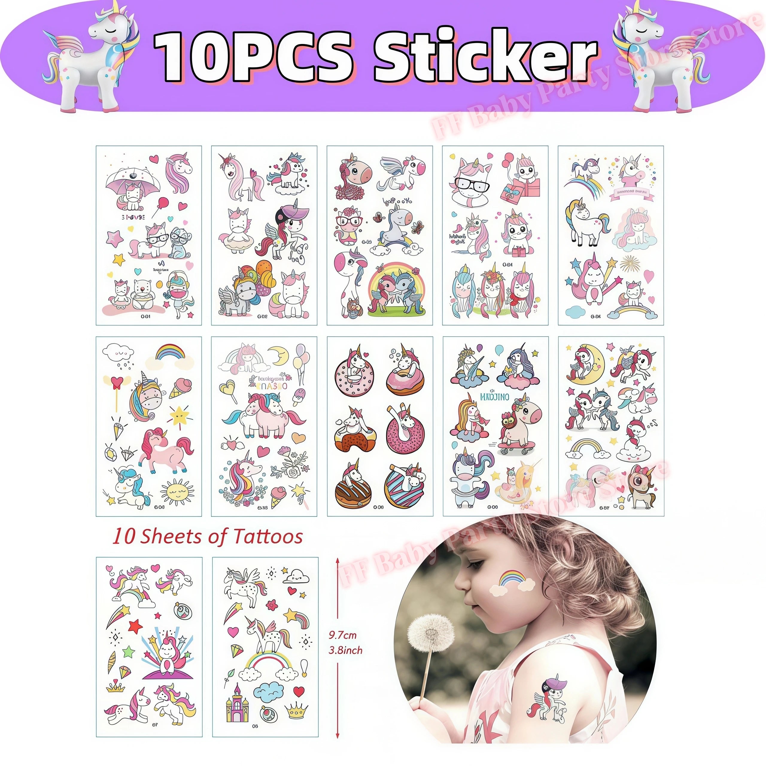 Kids Girls Unicorn Birthday Party Decoration Plate Cup Happy 1st Unicorn 3D Balloon Kid Favors Gift Wedding Baby Shower Supplies