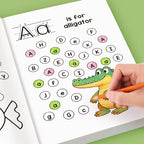 Children's Alphabet Practice Book - Alphabet Learning and Creative Coloring Activities, Developing Writing Skills, Back-To-School Supplies, Easter and Christmas Gifts, Preschoolers, Alphabet Learning Book, Preschool Activitie