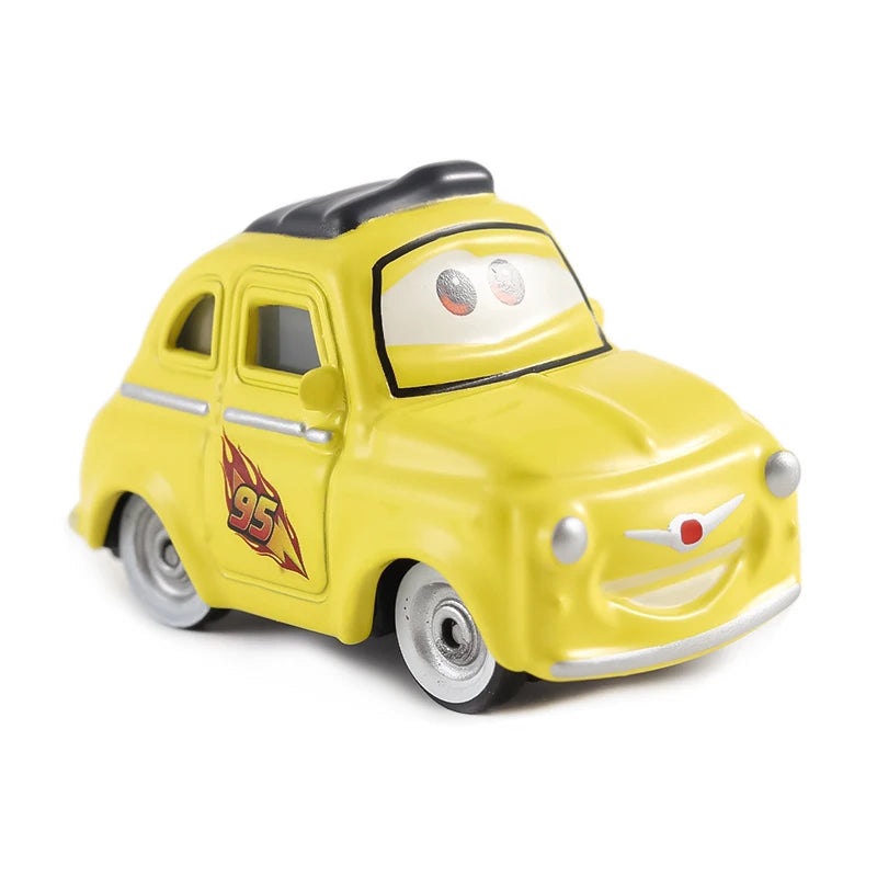 Cartoon Pixar Cars Lightning McQueen 1/55 Metal Die Casting Anime Figure Storm Jackson Racing Toys Collectibles Children's Gifts