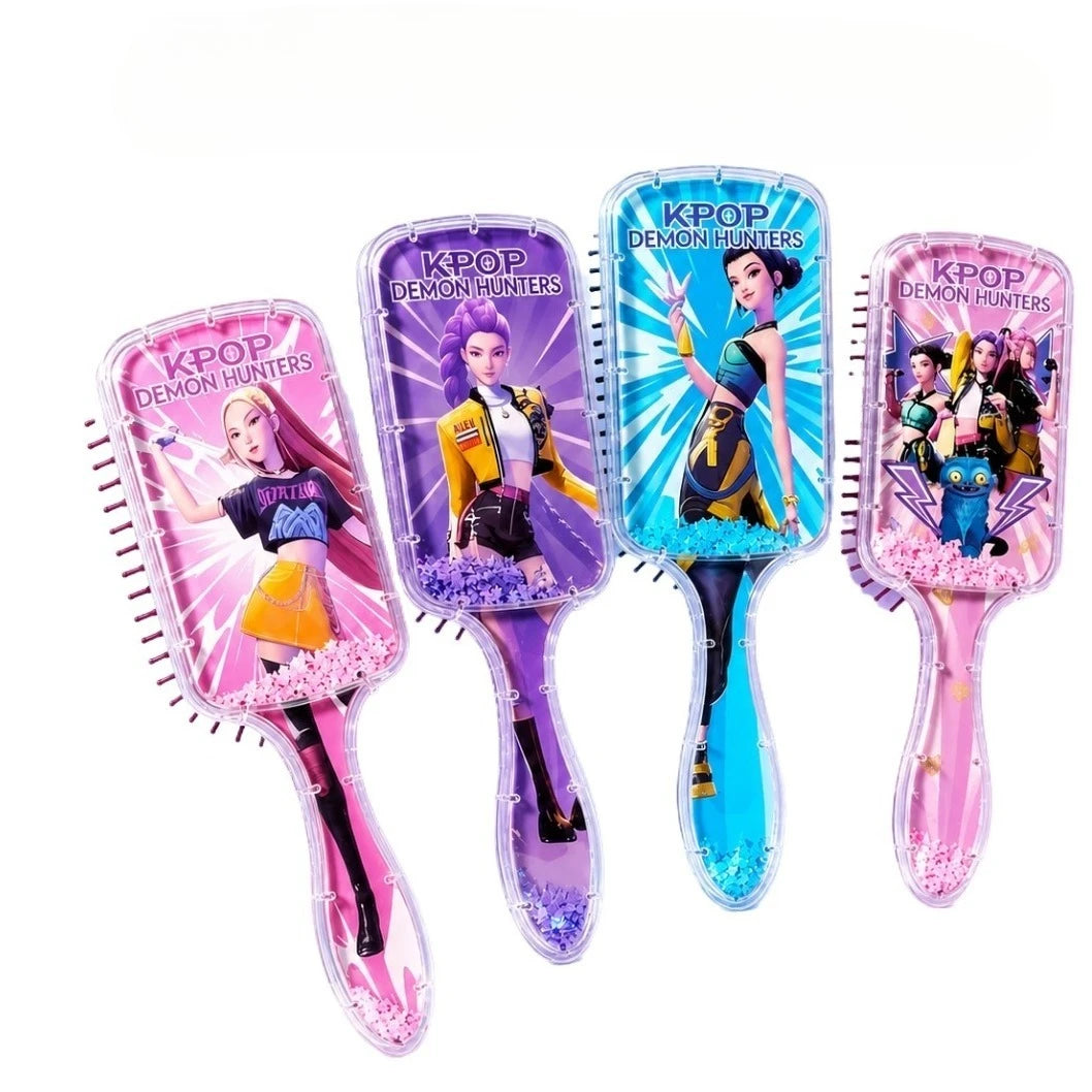Cute Cartoon Air Cushion Massage Comb Anti Slip Detangling Hair Brush for Women Daily Styling Gift