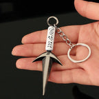 Naruto Weapon Namikaze Minato Ninja Kunai Anime Peripheral 9cm Metal Katana Samurai Sword Model Accessories Keychains Toys Gifts