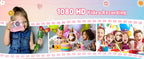 Children Instant Print Digital Camera Photo Color Label Thermal Print Camera for Kids 3-12 Age Best Birthday Festive Gifts
