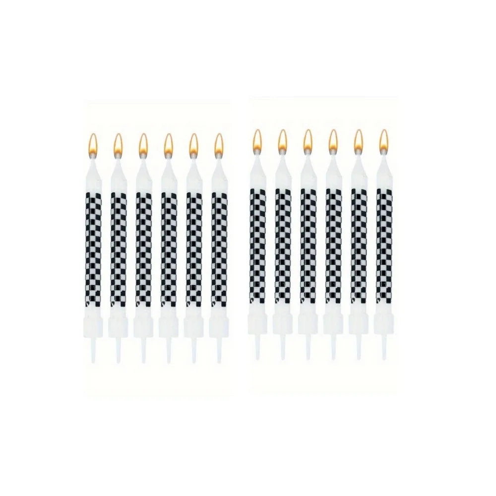 6/12/48pcs/1case Birthday Candles Spiral Cake Candles  Long Thin Cake Candles For Wedding Party And Cake Decoration