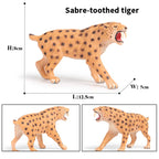 Oenux Prehistoric Wild Animals Doedicurus Armadillo Doedicurus Sabretooth Model Action Figures PVC Collection Toy Kid Gift
