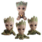 Modern Vases For Flowers Pot Groot Garden Pots Planters Anime Figurines Home Decoration Accessories Office Storage Pen Case