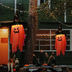 LED Flying Witch Hats Halloween Decorations Hanging Ghost Lights Glowing Wizard Lamp for Bar Party Dress Up