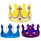 Adult Kids Cape King Prince Cosplay Costume Crown Shawl Parent-child Activity Party Performance Costume Halloween Cloak