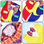 Children's Joker Costumes - Carnival Joker Jumpsuit Halloween Party, Circus Performance Costumes,