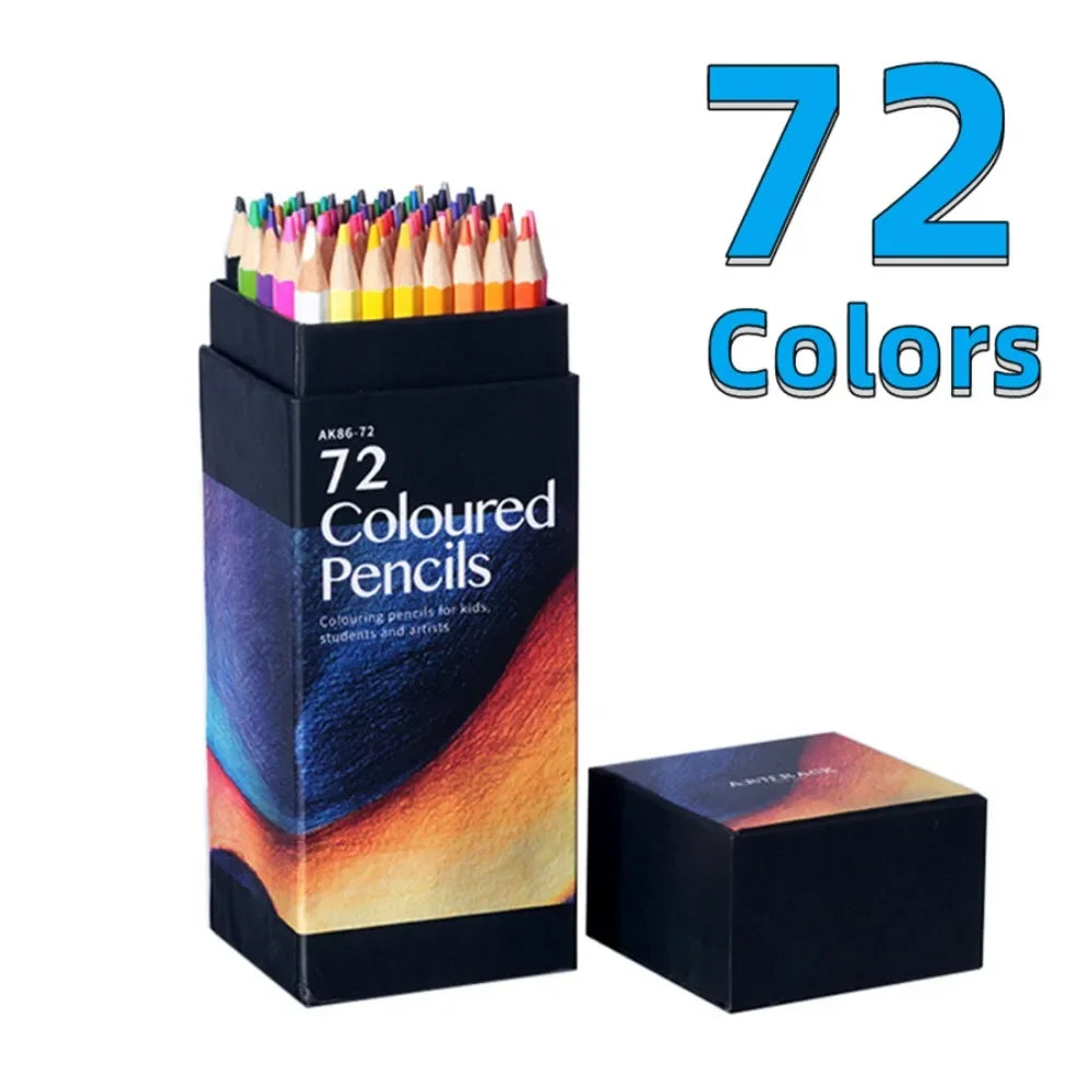 12 Color Oily Colored Pencils Set for Drawing and Sketching