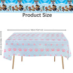 Birthday Paw Patrol Tablecloth Disposable Table Cloth Table Cover Paw Patrol Birthday party Decoration Party Favors supplies