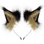 Animal Faux Fur Fox Wolf Ear Headband Furry Handmade Hairband Headwear Costume Cosplay Accessories