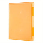 1pc Multi-layer Portable File Box, Portable Transparent File Box, A4 Plastic PP File Box , Waterproof Contract Storage Box