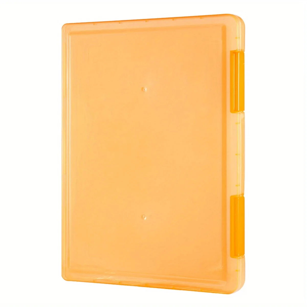 1pc Multi-layer Portable File Box, Portable Transparent File Box, A4 Plastic PP File Box , Waterproof Contract Storage Box