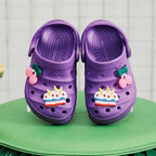 Kids DIY Cartoon Sandals Breathable Summer Slippers for Children