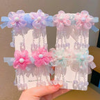 Children's Hanfu Headdress Flower Tassel Ancient Style Clip Hair Accessories Chinese Style Little Girl Tassel Girl Hairpin