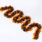 2m Halloween Wreath Pendant Glitter Plastic Bat Pumpkin Halloween Door Hanging For Home Garden Decoration Halloween Decor
