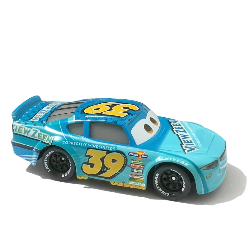 Cars 2 Cars 3 Lightning McQueen Japan Queen Mike Model Cars Toys 1:55 Metal Die Casting Pixar Cars Racing Child Gifts Toys