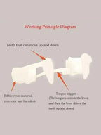 Vampire Teeth Dentures Fangs Classic PP Halloween Party Cosplay Prop Halloween Costume Party Favors