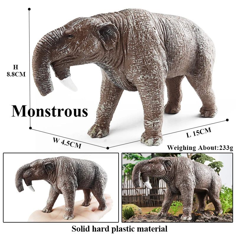 Oenux Prehistoric Wild Animals Doedicurus Armadillo Doedicurus Sabretooth Model Action Figures PVC Collection Toy Kid Gift