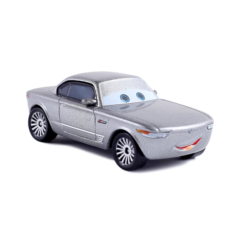 Cartoon Pixar Cars Tractors 1/55 Metal Die Casting Model Car Alloy Material Anime Figure Collectibles Racing Toys Birthday Gifts