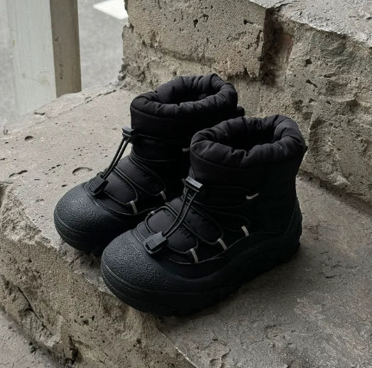 2025 New Winter Children Snow Boots For Boys Waterproof Warm Fur Rubber Sole Non-slip Fashion Girls Boots EU 26-37