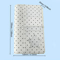 A6 Polka Dot Cloth Binder Notebook 6-Hole Loose Leaf Portable DIY Scrapbook Journal Multi Pocket Photo Album Planner School Gift