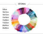Colorful Organza Gift Bags for Jewelry and Party Decor