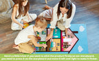 Farm Animals Felt Story Busy Board 4-in-1 Learning Activity Set