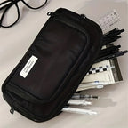 A Large-capacity Multi-layer Pencil Case, A Simple Multi-purpose Student Stationery Box And Makeup Storage Bag