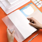 Transparent Book Covers Fit A4/16K/22K Textbook Paperback Book Sleeve Protector Waterproof PP Clear Self Adhesive Closure