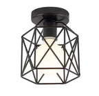 Vintage Pendant Lamp Iron Frame Ceiling Lighting Paint Restaurant Teahouse Chandelier Indoor Wrought Metal Modern Pendant Lights