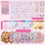 Mr. Paper 30Pcs 3d three-dimensional stacking miniature scene stickers scenery sticker book Students' puzzle handmade diy stress