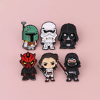 Classic Characters Enamel Pins Cool Badge Brooches For Women Men Metal Pin for Backpack Collectible Sci-Fi Movie Fan Gifts