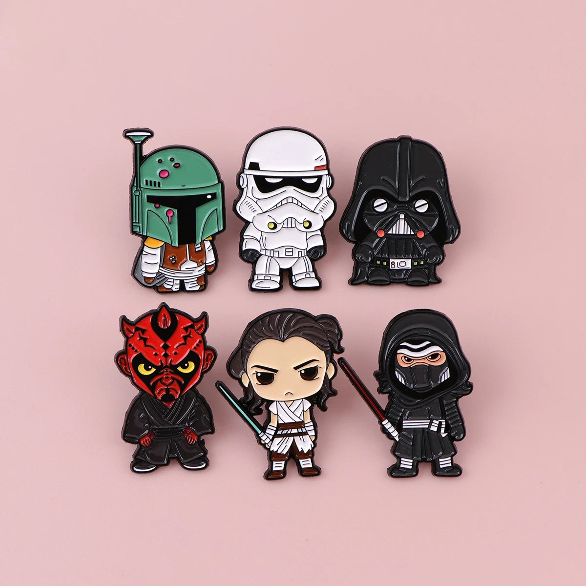 Classic Characters Enamel Pins Cool Badge Brooches For Women Men Metal Pin for Backpack Collectible Sci-Fi Movie Fan Gifts